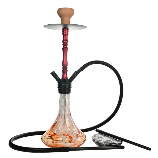 18.5" Arsenal Metallic Dual Hose Hookah