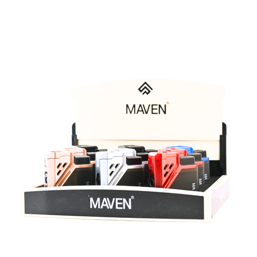 [MAVEN PRIME LGT 9CT] Maven Prime Triple Jet Flame Lighters - 9ct