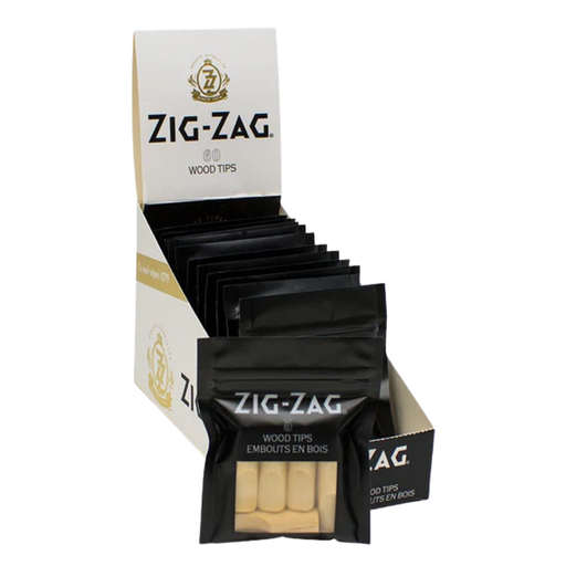 [ZZ101049] Zig Zag Wood Tips - 12ct