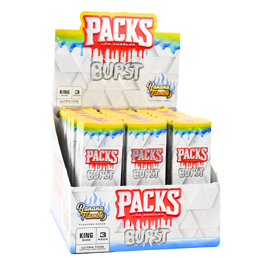 Packs Burst KS Ultra Thin Pre-Rolled Cones - 24ct