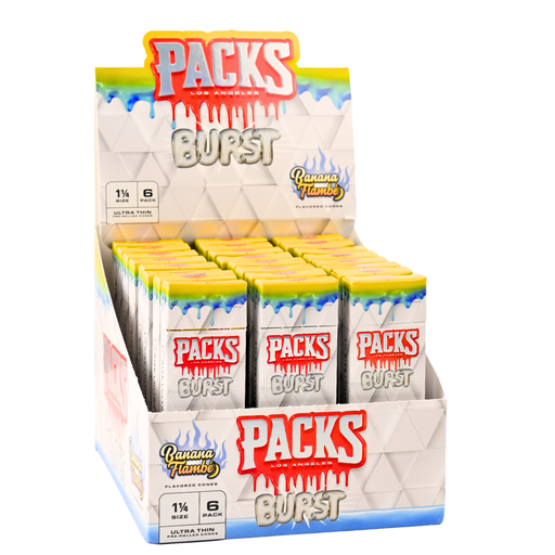 Packs Burst 1 1/4 Ultra Thin Pre-Rolled Cones - 24ct