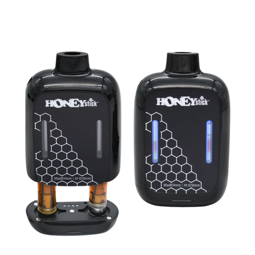 [HONEYSTICK DUO VV PLUS SI] HoneyStick DUO VV Plus - Double 510 Cart Vape - 10ct