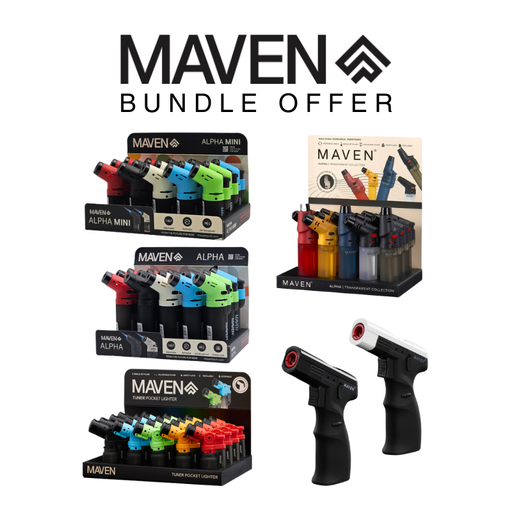 [MAVEN CA DEAL 12.5] (Bundle) Maven Fire Pack – Set of 6 Lighters (12.5% OFF)